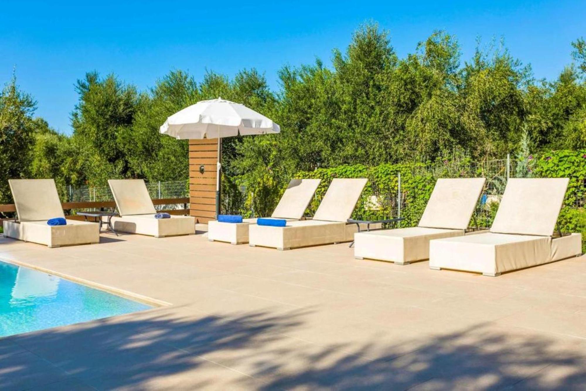 Astarte Villas - Petra Elia Private Villa With Pool Plános Dış mekan fotoğraf